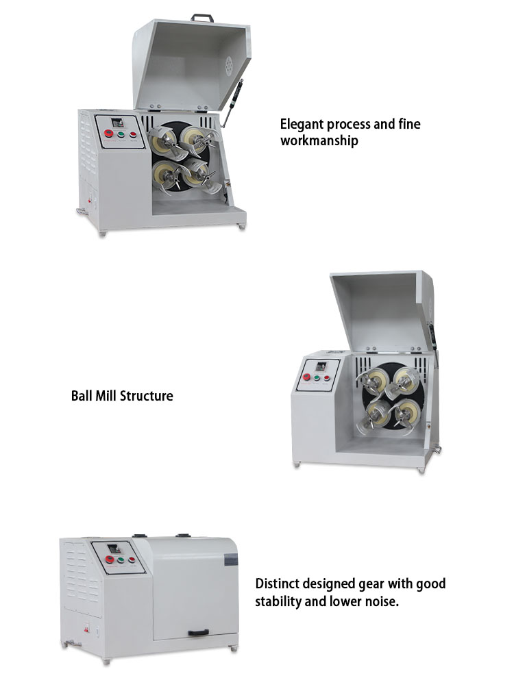 Lab-Scale 3D Shaker Mixer & Mill w/ 2L or 5 L Tank for Dry Powder